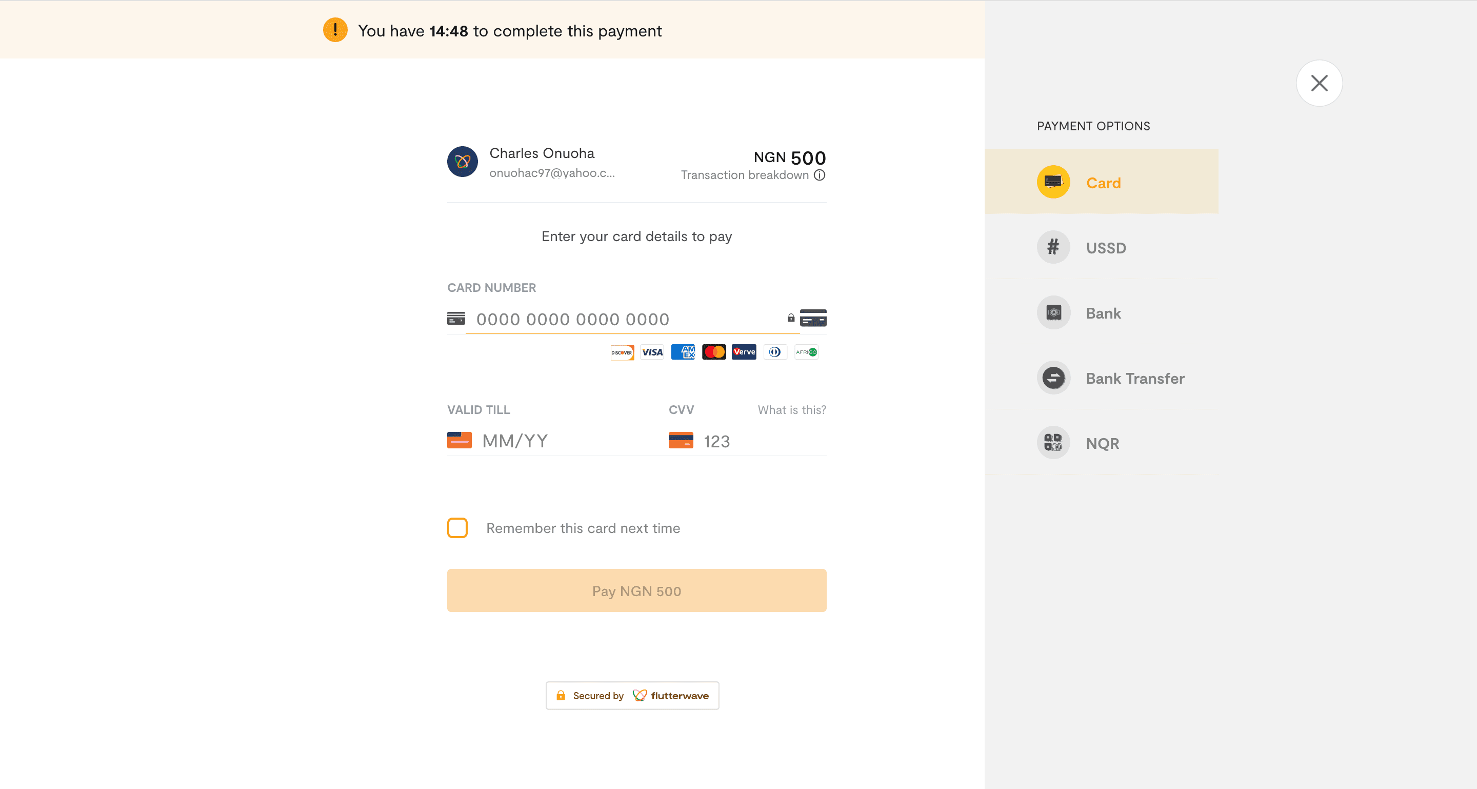 Flutterwave Checkout v3 Project Image